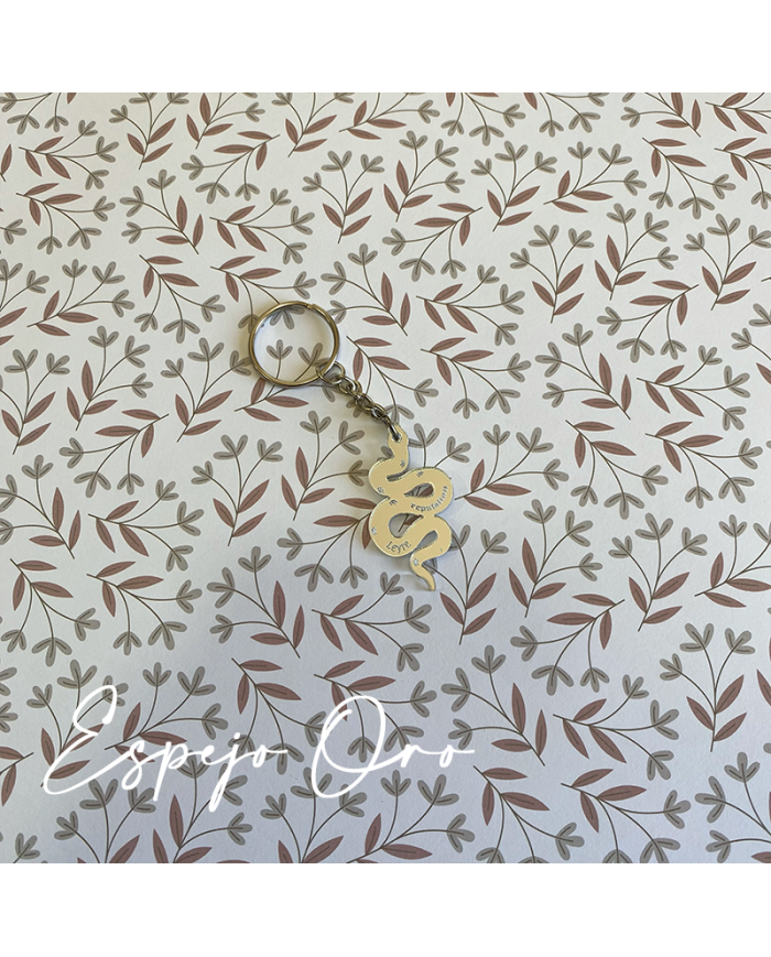 Llavero Serpiente del Disco Reputation de Taylor Swift con Nombre Llavero Serpiente del Disco Reputation de Taylor Swift con Nombre