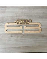 Colgador de Medallas Running Personalizado con Nombre