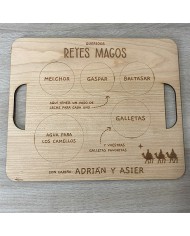 Bandeja para los Reyes Magos con Silueta
