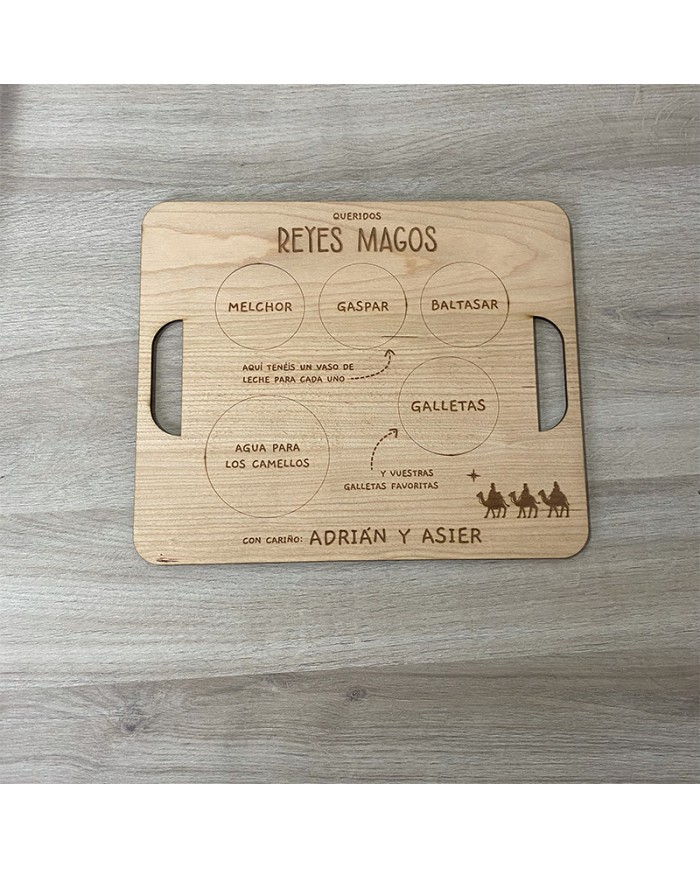 Bandeja para los Reyes Magos con Silueta