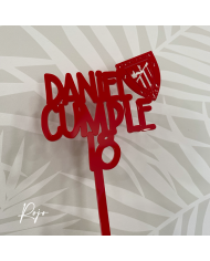 Pendiente Navideño en Forma de Galleta de Jengibre en Metacrilato Espejo