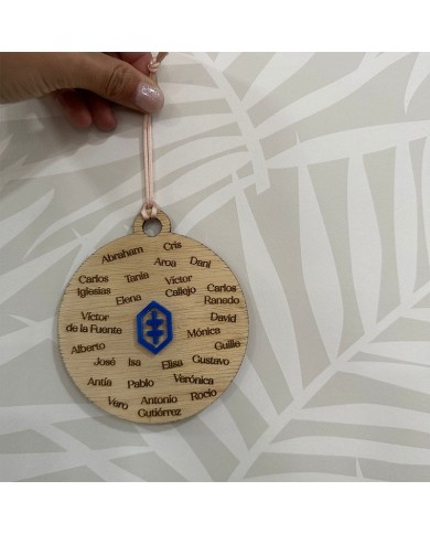Bola de Navidad Conmemorativa para Empresas con Varios Nombres Bola de Navidad Conmemorativa para Empresas con Varios Nombres