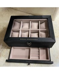 Joyero para 8 Relojes con Nombre y Apellido Grabado