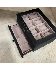 Joyero para 8 Relojes con Nombre y Apellido Grabado