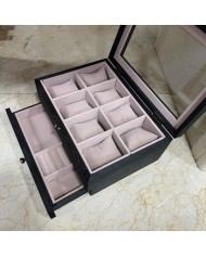 Joyero para 8 Relojes con Nombre y Apellido Grabado