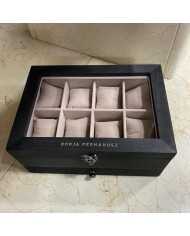 Joyero para 8 Relojes con Nombre y Apellido Grabado