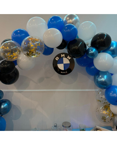Cartel BMW con Nombre en Vinilo Cartel BMW con Nombre en Vinilo