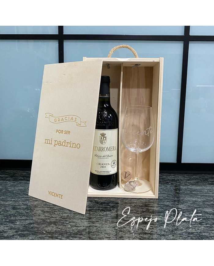 Identificador de Copa Redondo con Nombre Grabado