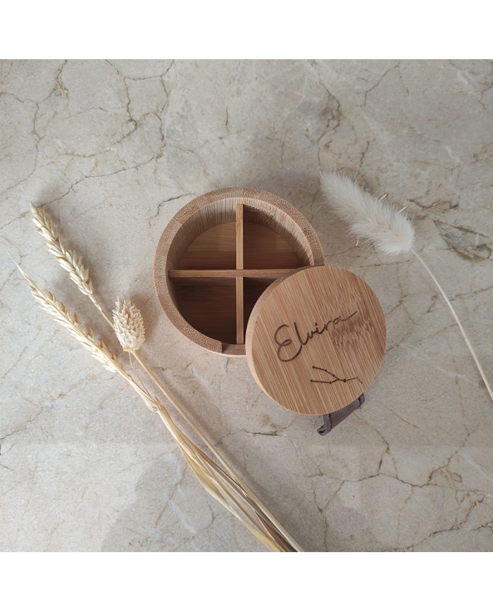 Joyero Grande con Nombre y Constelación Grabada con Espejo