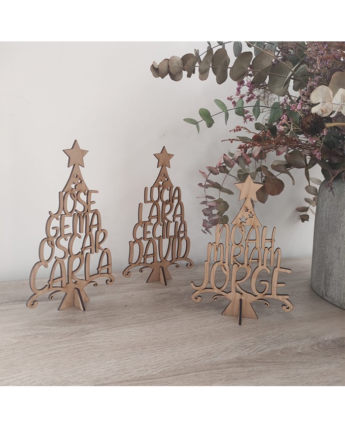 Árbol de navidad 3-5 Nombres