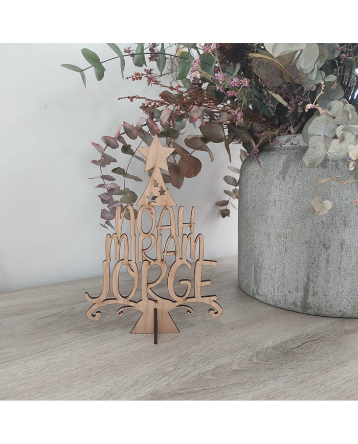 Árbol de navidad 3-5 Nombres