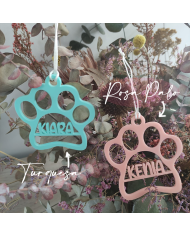 Bola de Navidad con Forma de Huella