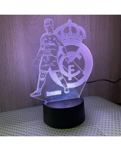 Lámpara de Metacrilato de Cristiano Ronaldo Lámpara de Metacrilato de Cristiano Ronaldo