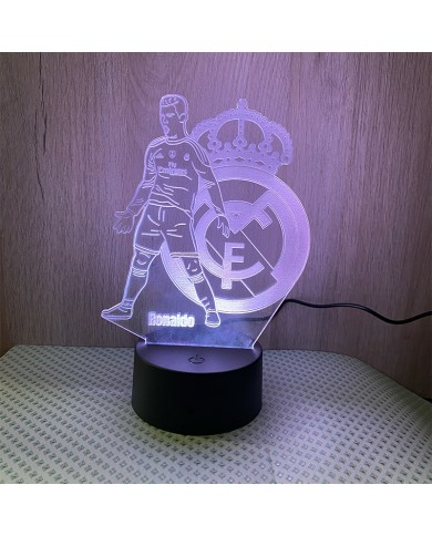 Lámpara de Metacrilato de Cristiano Ronaldo Lámpara de Metacrilato de Cristiano Ronaldo