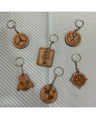 Llavero Star Wars "Eres el Mejor Padre de la Galaxia" de Madera con Nombre Grabado