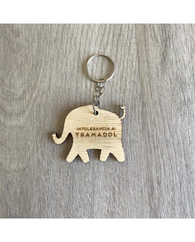 Identificador Elefante con Intolerancia Grabada para Medicamentos Identificador Elefante con Intolerancia Grabada para Medicamentos