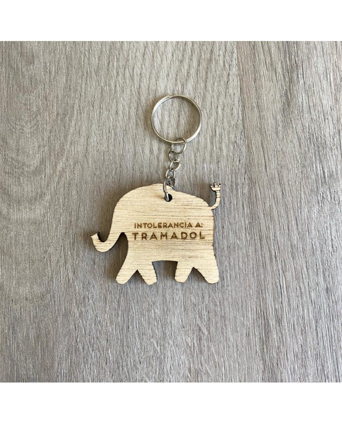 Identificador Elefante con Intolerancia Grabada para Medicamentos