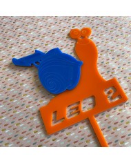 Topper Turbo con Nombre y Edad