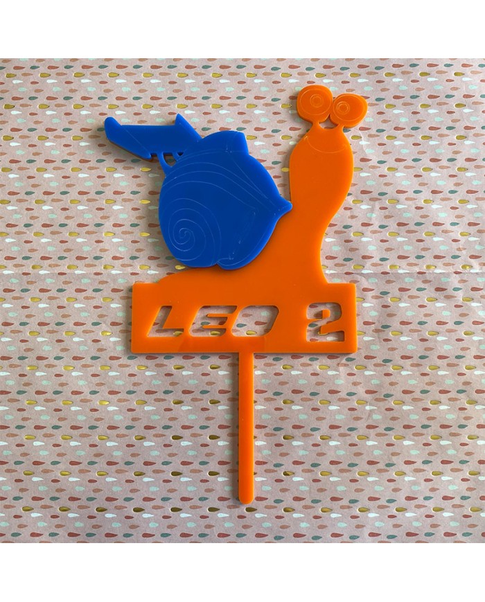 Topper Turbo con Nombre y Edad