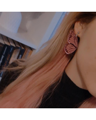 Pendientes Alas de Mariposa en Metacrilato Espejo de Colores