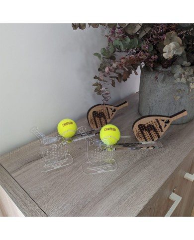 Trofeo Pádel con Pelota Grabada Trofeo Pádel con Pelota Grabada