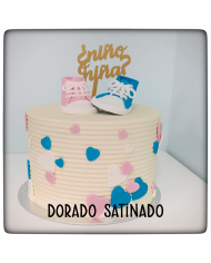 Topper Minnie Mouse de Dos Colores