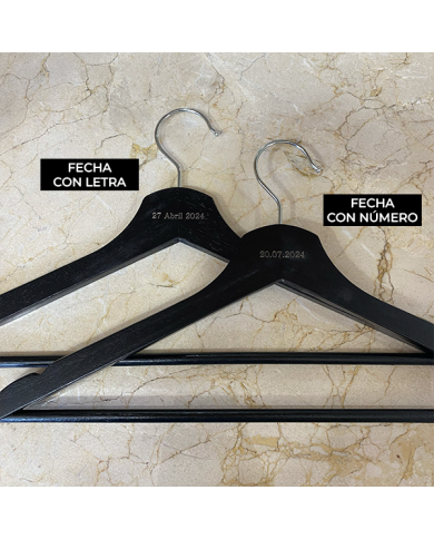 Percha con Nombre en Vinilo y Escudo del Capitán América