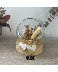 Pendientes Corazón Tricolor de Metacrilato