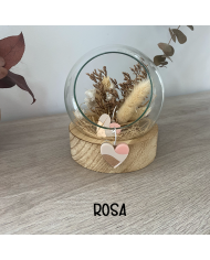 Pendientes Corazón Tricolor de Metacrilato