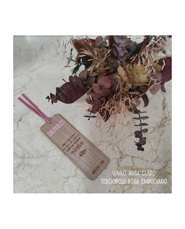 Marcapáginas Saga Culpables de Mercedes Ron