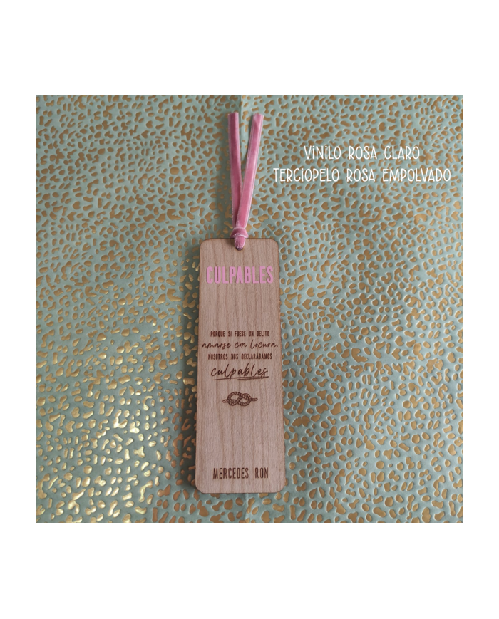 Marcapáginas Saga Culpables de Mercedes Ron