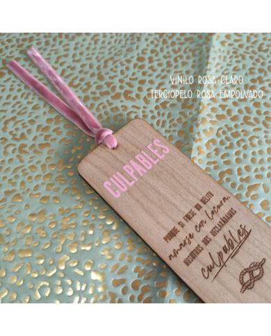 Marcapáginas Saga Culpables de Mercedes Ron