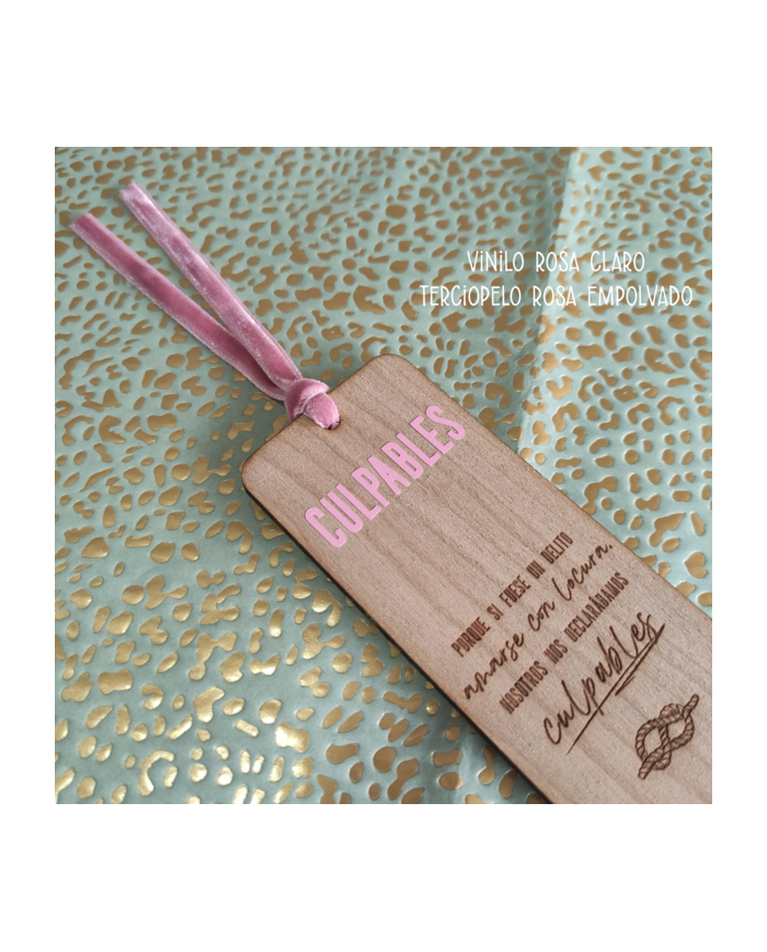 Marcapáginas Saga Culpables de Mercedes Ron