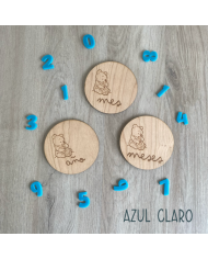 Topper Stranger Things con Nombre y Edad "Once más..."