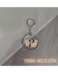 Llavero Redondo con Vinilo y Nombre Personalizado