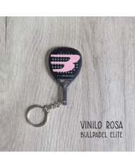 Llavero Pala de Pádel de Metacrilato con Vinilo con Nombre Grabado