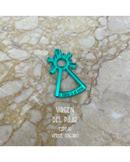 Colgador de Coche o Llavero Virgen