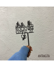 Topper Stranger Things con Nombre y Edad "Once más..."