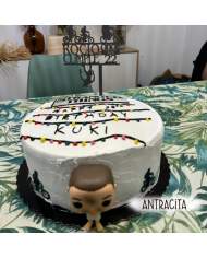 Topper Stranger Things con Nombre y Edad "Once más..."