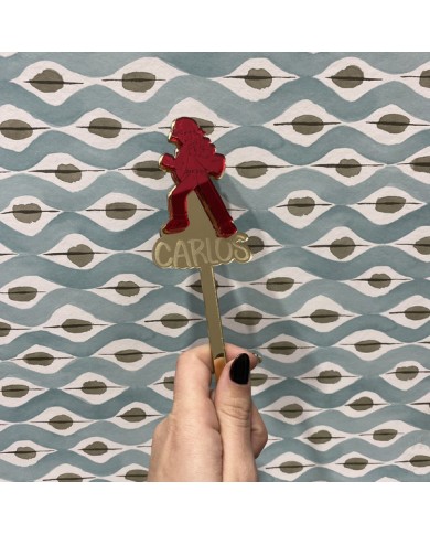 Topper Ash de Pokemon y Personalizado con Nombre Grabado