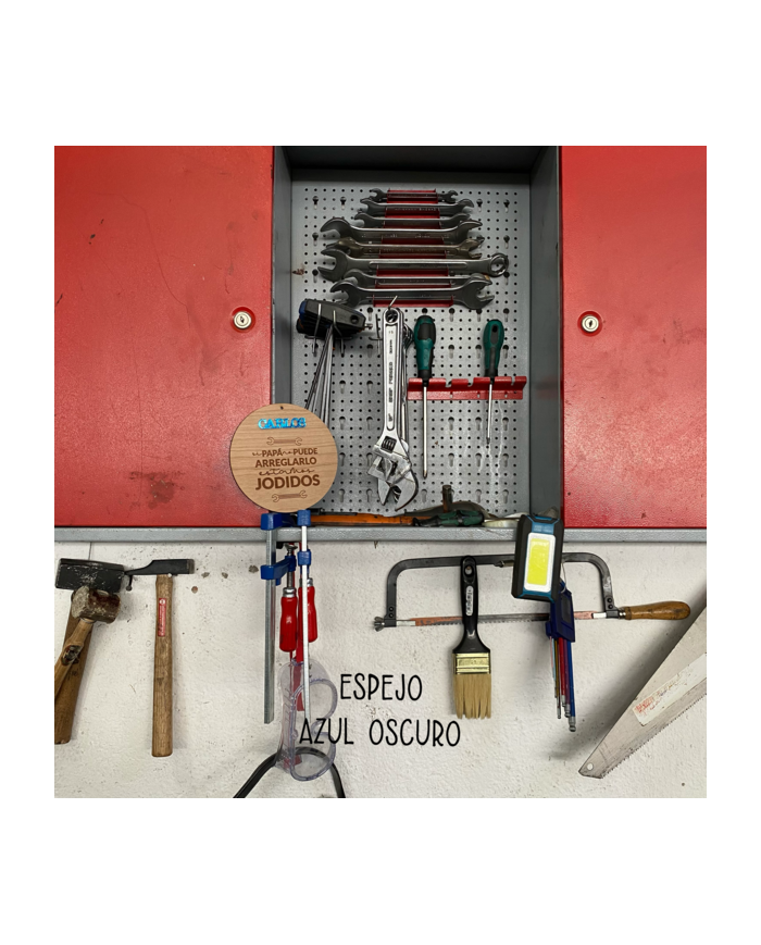 Cartel de Madera del Día del Padre "Si papá no puede arreglarlo estamos jodidos" Grabado y con Nombre en Metacrilato Cartel de Madera del Día del Padre "Si papá no puede arreglarlo estamos jodidos" Grabado y con Nombre en Metacrilato