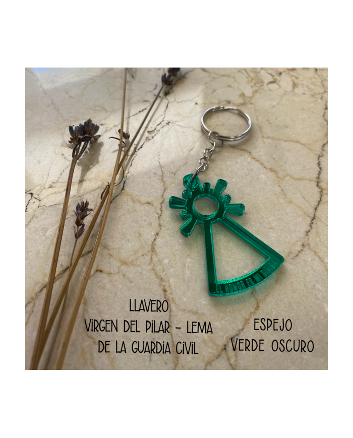 Colgador de Coche o Llavero Virgen