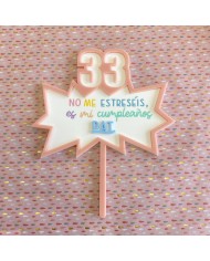 Cartel Erizo "Los Besos de Papá son los Mejores aunque a Veces Pinchen"