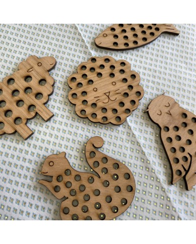 Pack 5 Animales para Coser - Sin cuerda Pack 5 Animales para Coser - Sin cuerda