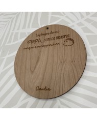 Cartel Erizo "Los Besos de Papá son los Mejores aunque a Veces Pinchen"