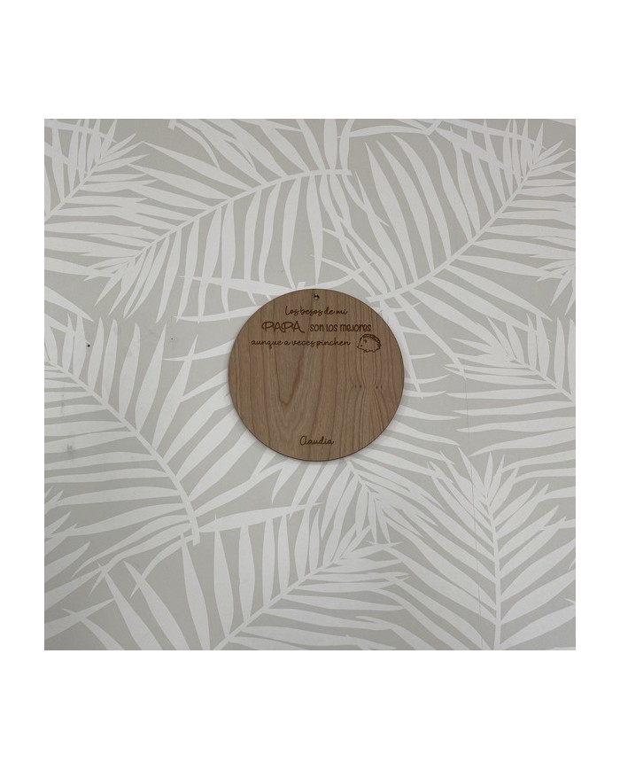 Cartel Erizo "Los Besos de Papá son los Mejores aunque a Veces Pinchen"