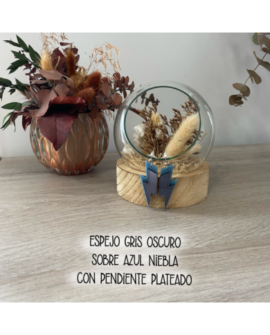 Pendientes Rayo Doble Colgado Pendientes Rayo Doble Colgado