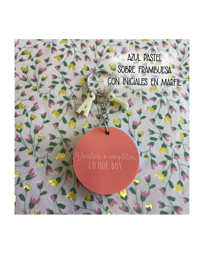 Llavero Día de la Madre "Viniste a completar lo que soy"