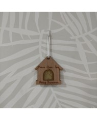 Bola de Navidad Reyes Magos y Camello Madera