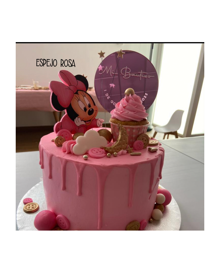 Topper Mi Bautizo con Fecha